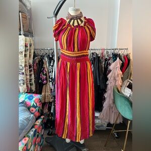 Peasant dress handmade in Pakistan